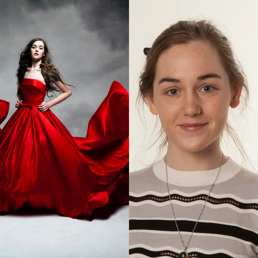 Before and after glamour makeover